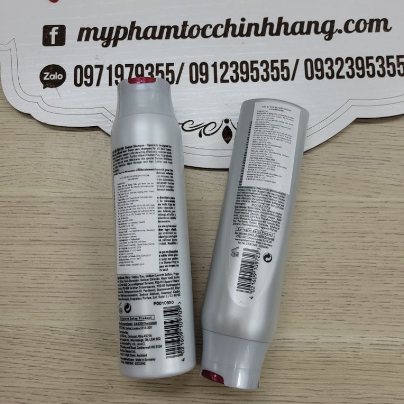 Dầu gội và dầu xả Goldwell Elumen giữ màu 250ml - 200ml