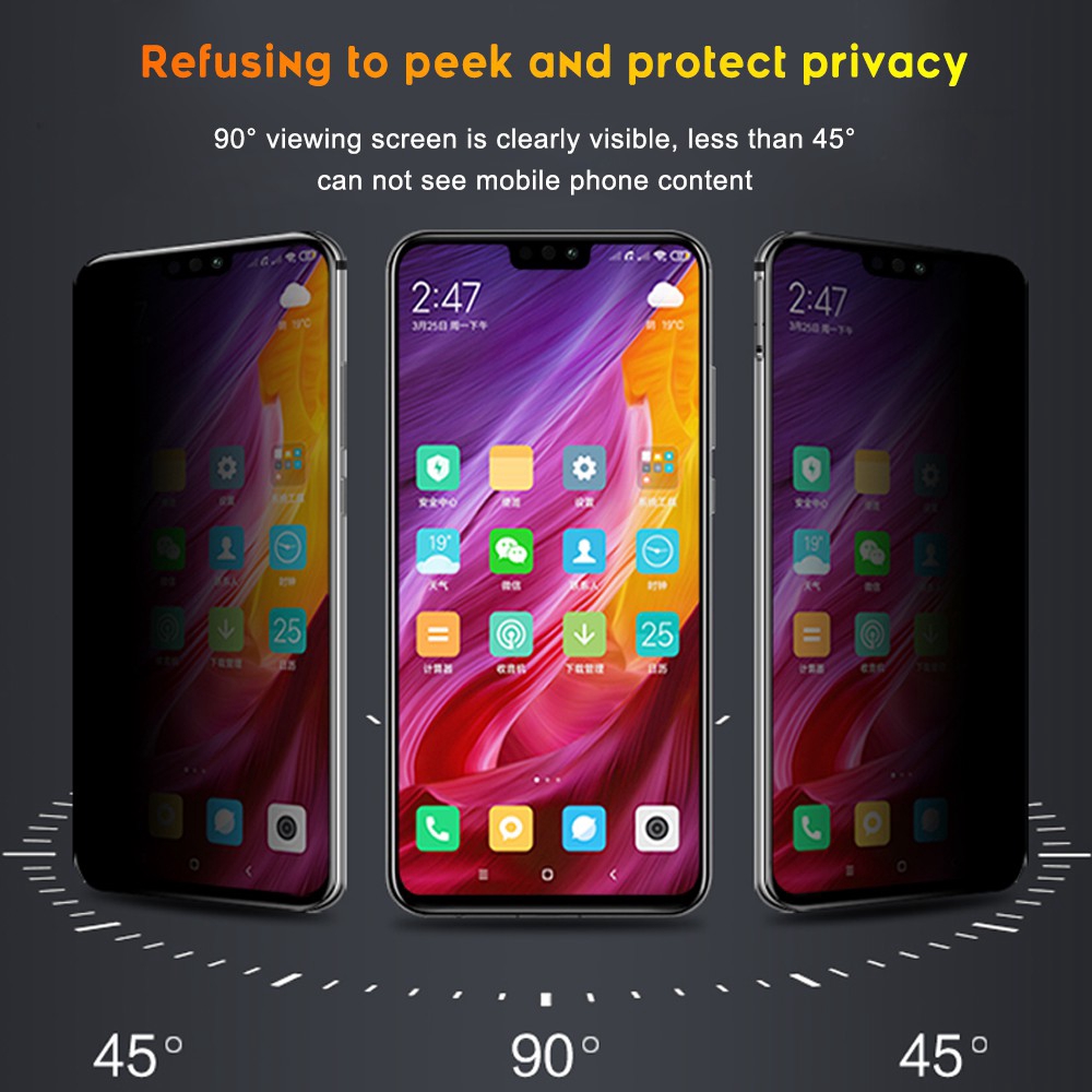 Bảo vệ màn hình cá nhân, chống gián điệp cho bạn của Hoài nhân 20 Pro P20 Plu Mate 9 full Tempered Glass