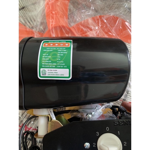 QUẠT SENKO. Quạt Treo Tường Công Nghiệp 2 Dây SENKO TC16. Hàng Cty Đầy Đủ Bảo Hành
