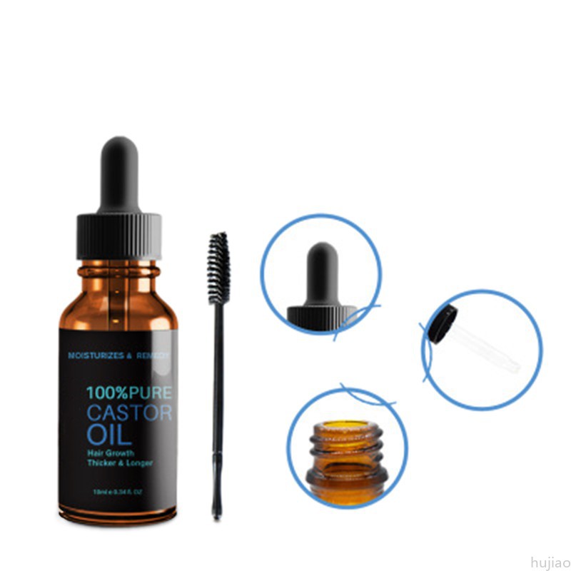 (Hàng Mới Về) Dầu Thầu Dầu Hữu Cơ 10ml Kích Thích Mọc Lông Mi Và Cọ Hujio | BigBuy360 - bigbuy360.vn