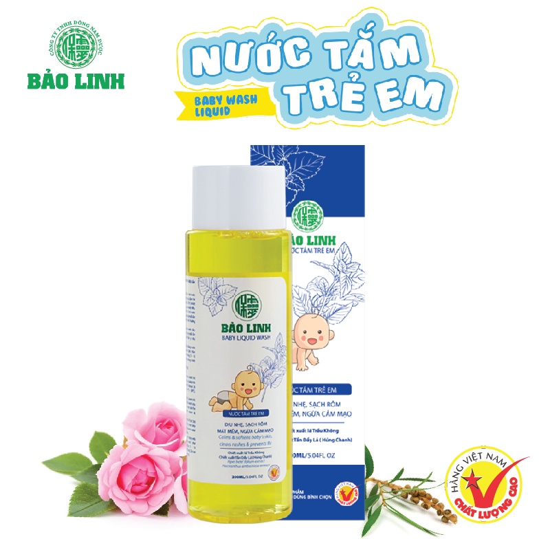 Nước Tắm Tinh Dầu Bảo Linh Dành Cho Trẻ Em 70ml và 200ml