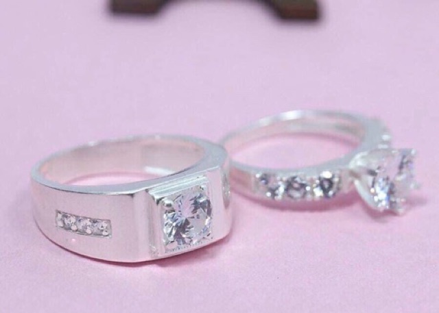 Nhẫn đôi nam nữ NGỌC MẬU mẫu to