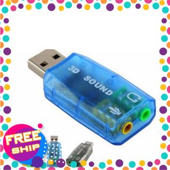 USB ra sound 2.0 3D. USB ra âm thanh. Giúp cho PC Laptop không có cổng âm thanh [HH3G COMPANY]