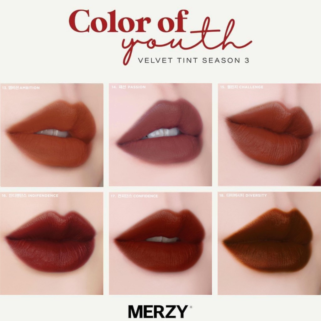 [NEW]Son kem lì Merzy The First Velvet Tint Version 3