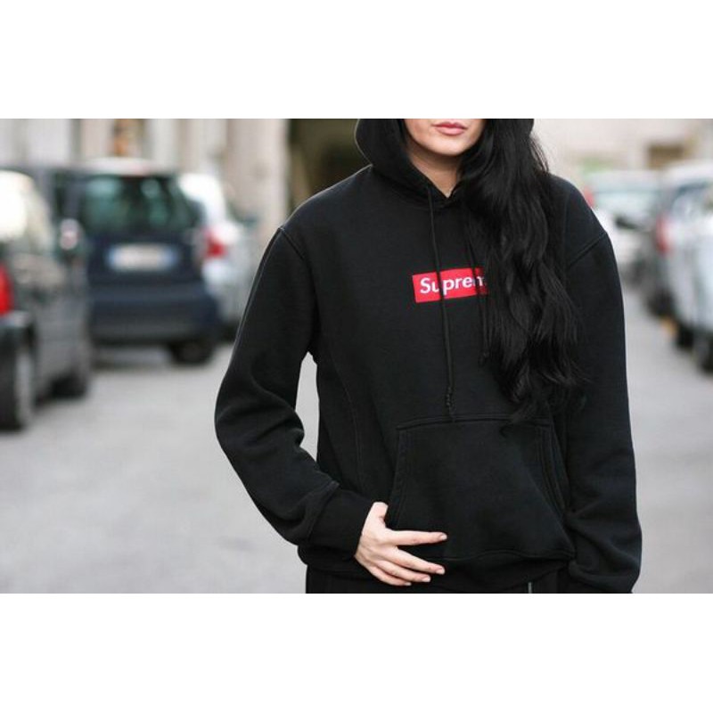 Áo Hoodie Superme tay dài thun mịn