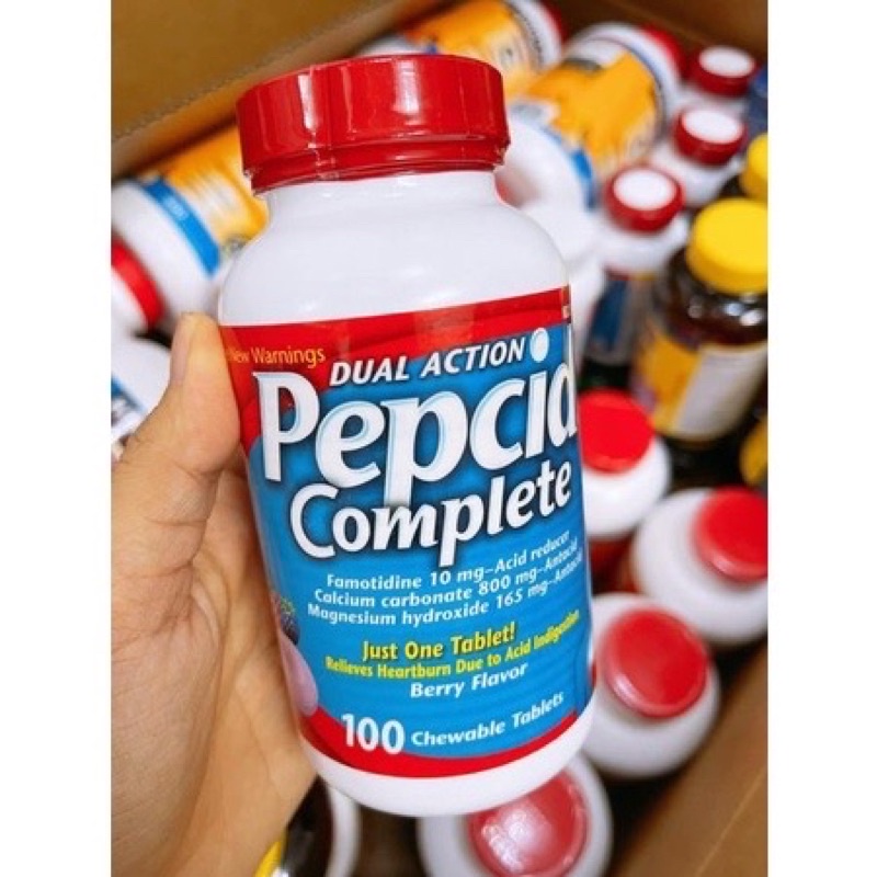 Pepcid complete 100v (hàng Mỹ đủ Bill ) Date 2026