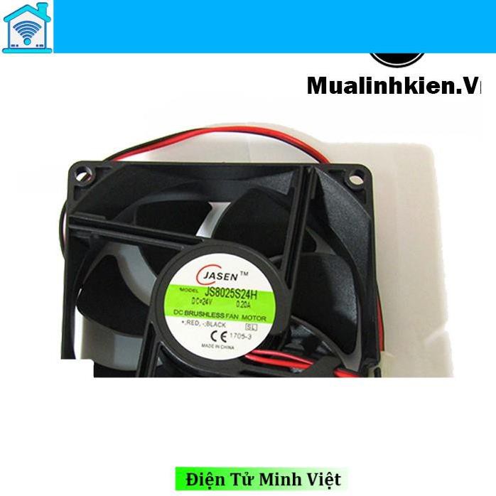 QUẠT TẢN NHIỆT 8X8X2.5CM 24VDC - 0.2A