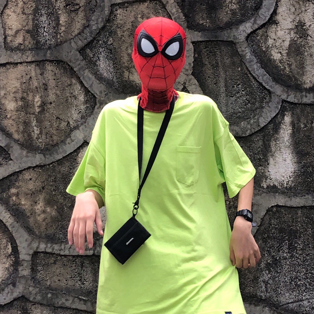 Mặt Nạ người nhện- Mặt Nạ Spider Man làm bằng vải ôm sát đầu