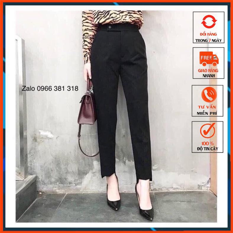Quần baggy nữ,quần tây dáng dài chất tuyết mưa phong cách công sở mã leg89