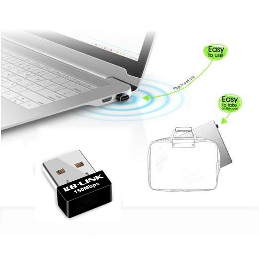 Thiết bị USB thu wifi LB-Link BL-WN151 Nano | BigBuy360 - bigbuy360.vn