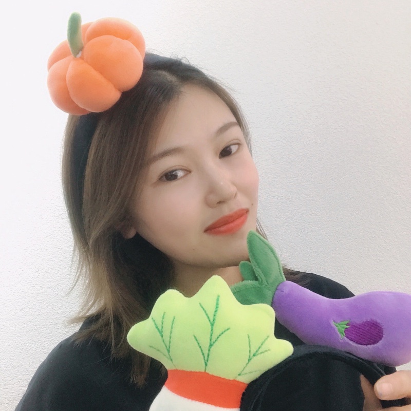 Băng đô cài tóc hình rau củ quả dễ thương cho bé gái