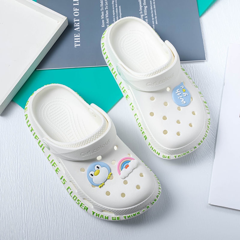 Giày Crocs Size 36-41 Kiểu Dáng Dễ Thương Cho Nữ