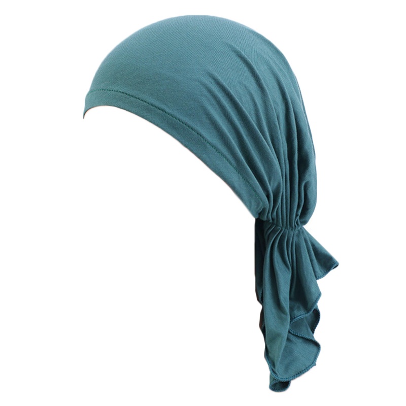 Khăn Trùm Đầu Bằng Cotton Co Giãn Phong Cách Hồi Giáo