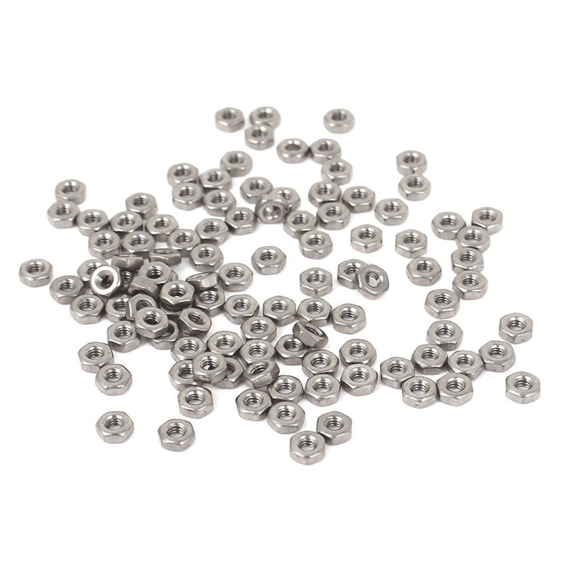 Set 160 Ốc Vít Thép Không Gỉ 304 M2X8Mm Phillips Kèm 100 Bu Lông Lục Giác M2 Din934