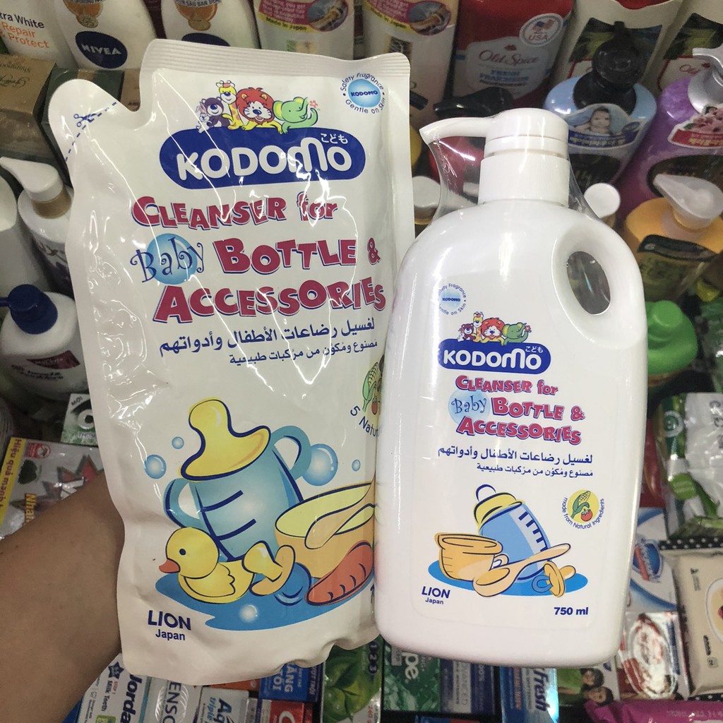 Nước rửa bình sữa Kodomo 750ml