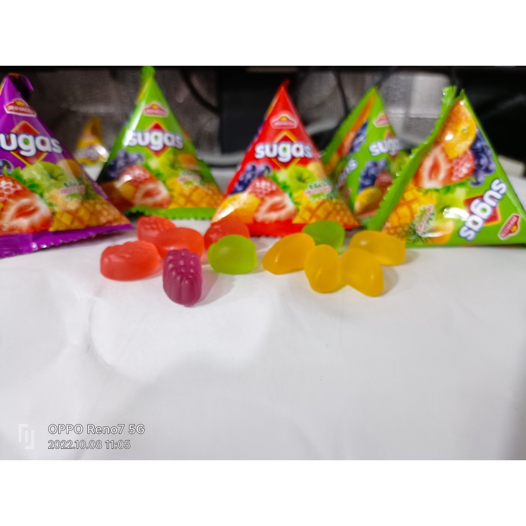 [ Dẻo ngon ] Combo 300g Kẹo dẻo hoa quả ( kẹo chip chip ) hình tam giác siêu ngon