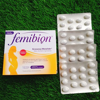 Bill Pháp - Femibion 1 mẫu mới 56 viên