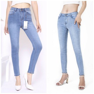 JEAN NỮ - QUẦN JEAN TRƠN ỐNG ÔM CO GIÃN HÀNG XUẤT KHẨU SIZE 25-35