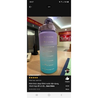 Bình Nước Dung Tích 2 Lít Cực Hot