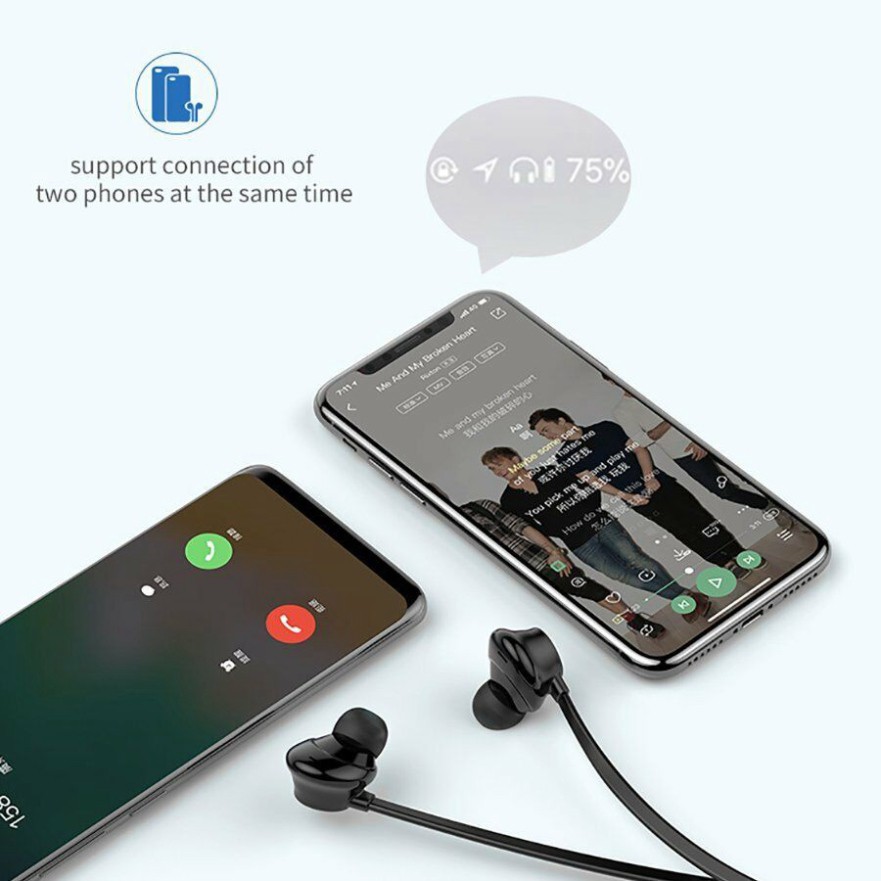 Tai nghe không dây Baseus S11 , Bluetooth V4.2 thiết kế dạng in-ear , khả năng chống nước tiêu chuẩn IP5X
