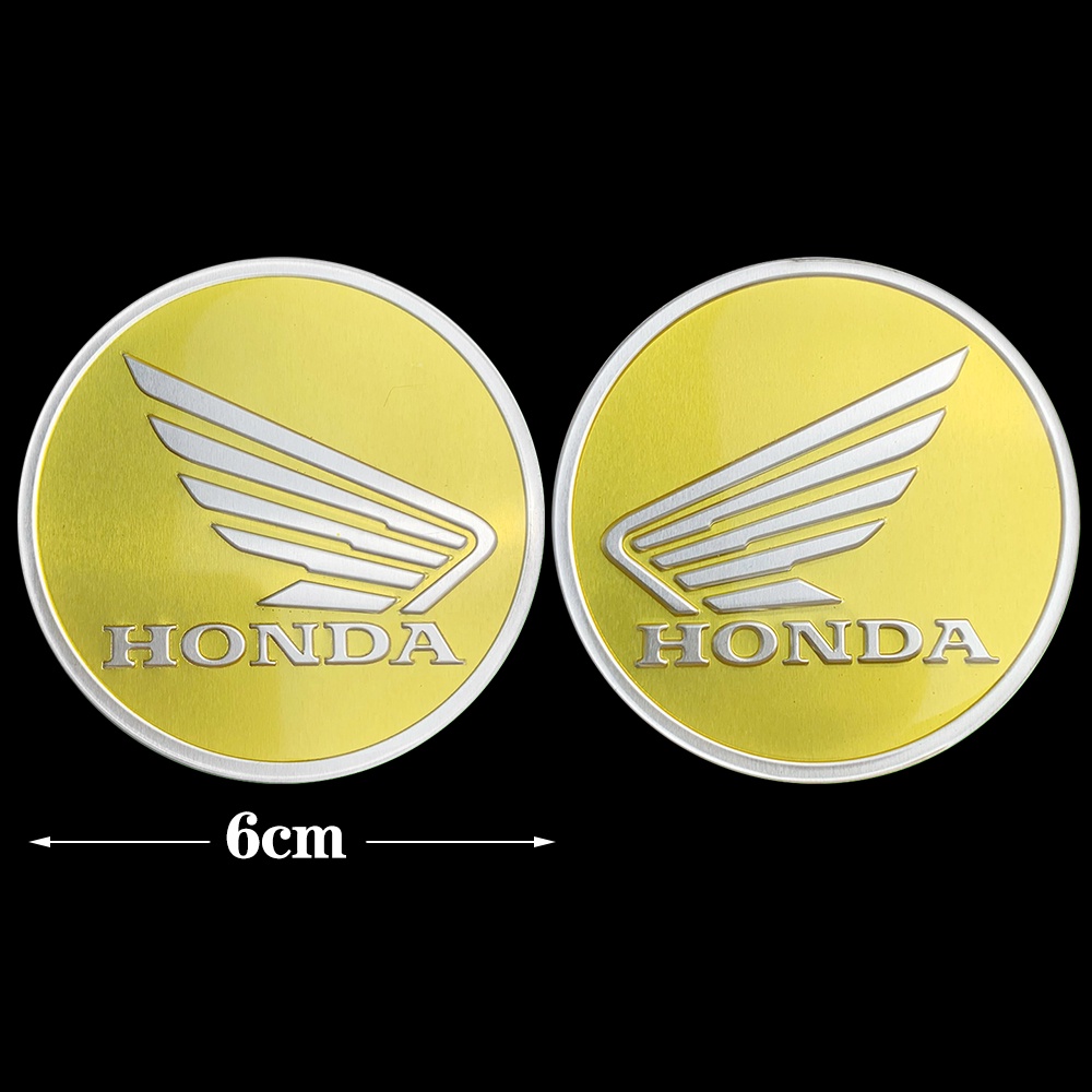 Bộ 2 Miếng Dán Logo 3D ABS Trang Trí Bình Xăng Xe Honda CBR600 190 400 1000RR