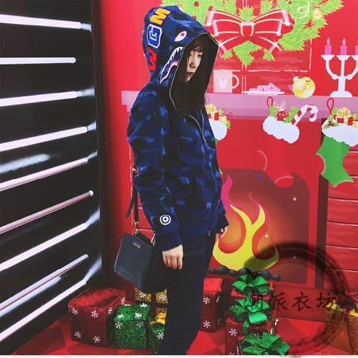 Áo khoác Bape camo /jacket bape camo/áo khoác bape xanh dương 1 màu