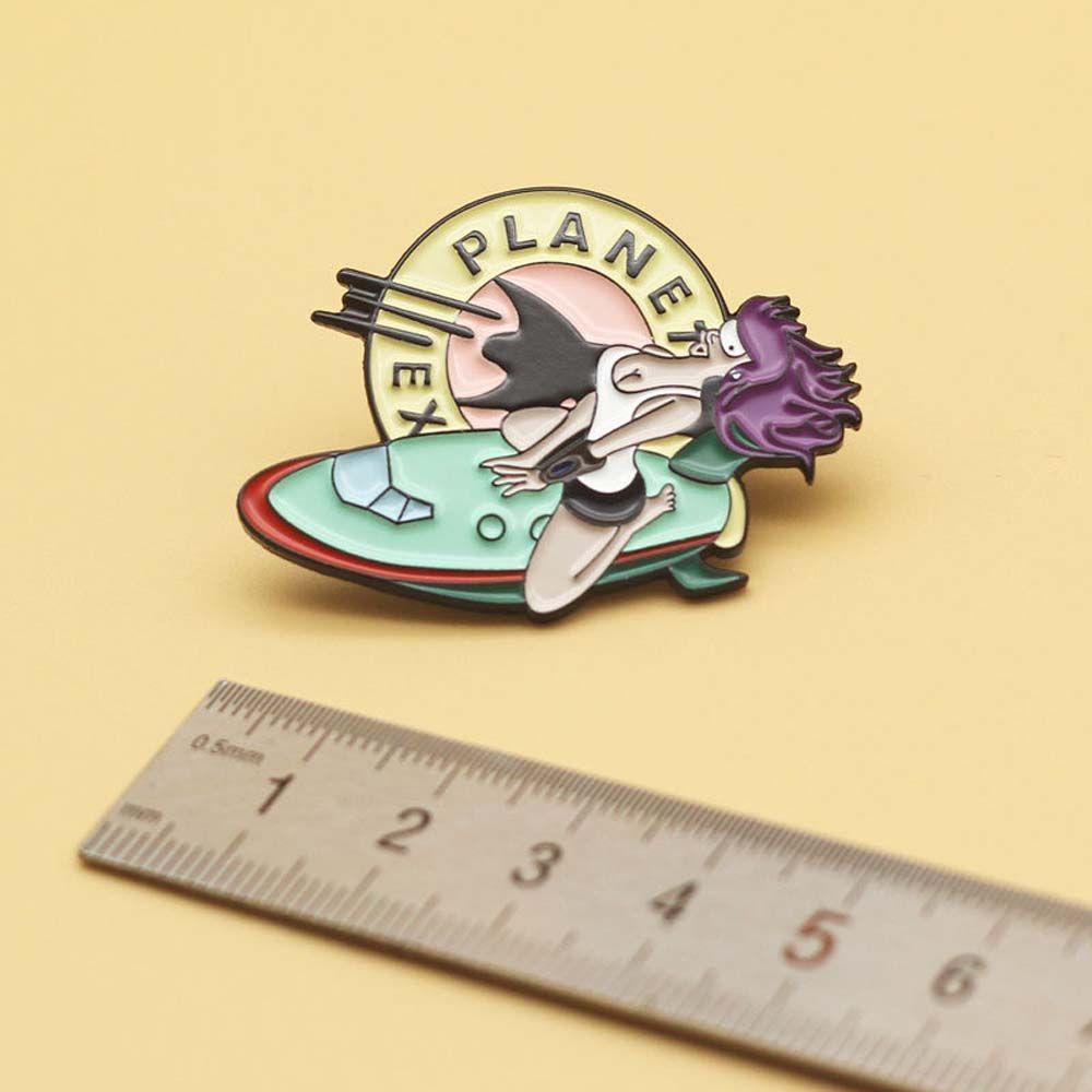 MXGOODS Huy Hiệu Cài Áo Hình Nhân Vật Hoạt Hình Futurama TV Futuramas Cổ Điển