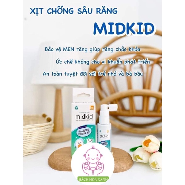 Xịt chống sâu răng Midkid