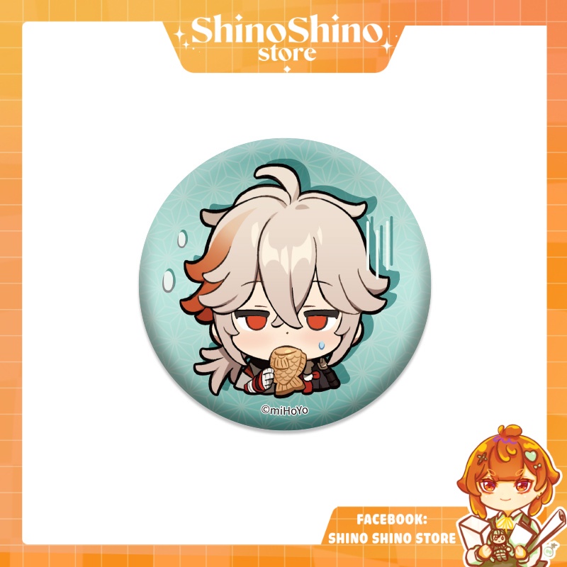 [có sẵn] huy hiệu genshin impact chibi từ official shop