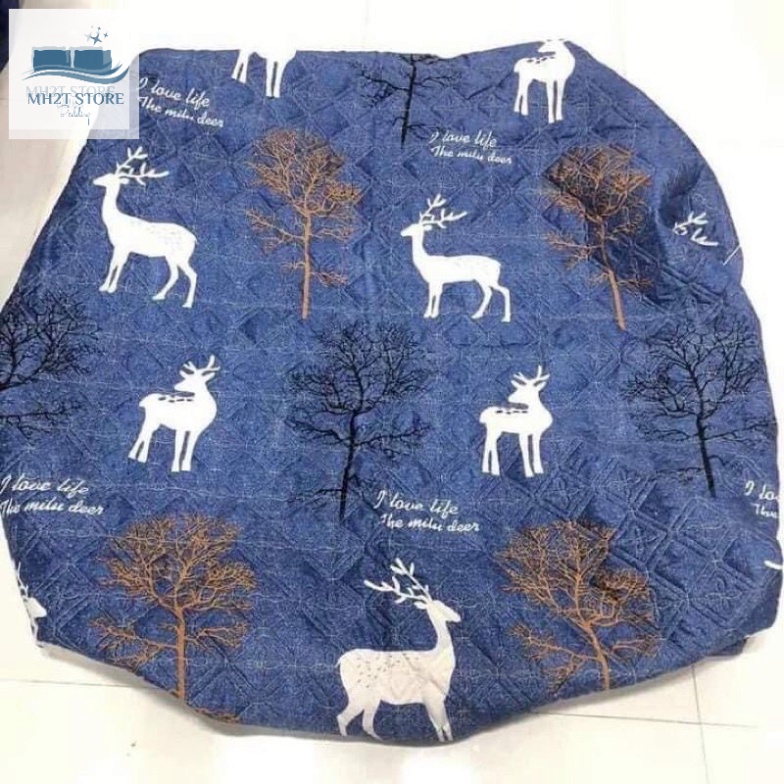Ga chun trần bông 3 lớp kích thước 1m2-1m5-1m6-1m8-2m2 dầy dặn mẫu mã đa dạng