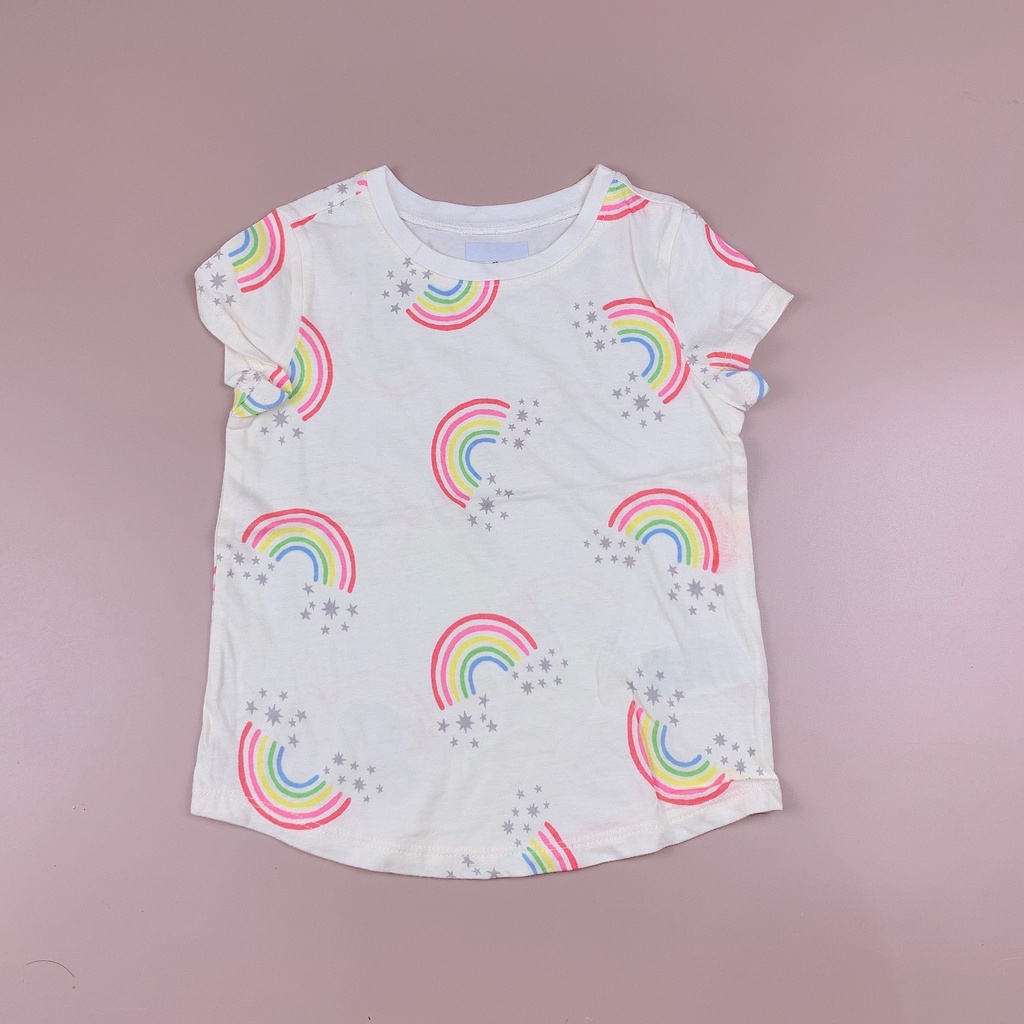 Áo cotton Oldnavy BG 1-5y - họa tiết cầu vồng