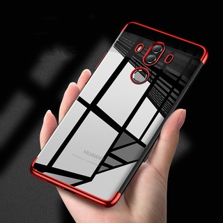 Ốp Điện Thoại Mềm Trong Suốt Mạ Điện Cho huawei nova2i mate 8 9 10 lite pro huawei nova2i mate 8 9 10 lite