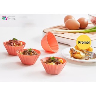 Silicone Bộ 4 Cốc Uống Nước Bằng Silicon Hình Quả Đào Dễ Thương