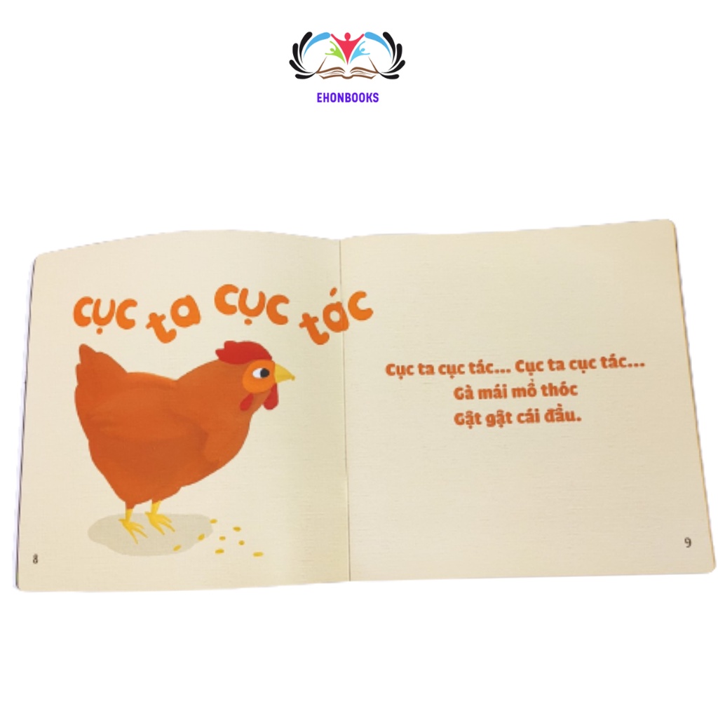 Sách ehon cho bé 0 3 tuổi – Ehon Âm thanh quanh bé “Ùm Bò” wabooks