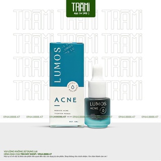 Serum ngừa mụn, dưỡng trắng da lumos acne lọ 5ml của mỹ.