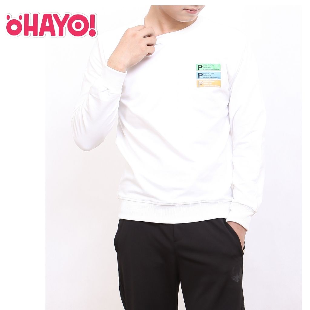 Áo Sweater Nam OHAYO Nỉ Da Cá Dài Tay Cổ Tròn, Chất Liệu Giữ Ấm Tốt, Hình Chữ P Sắc Nét AN009 | BigBuy360 - bigbuy360.vn