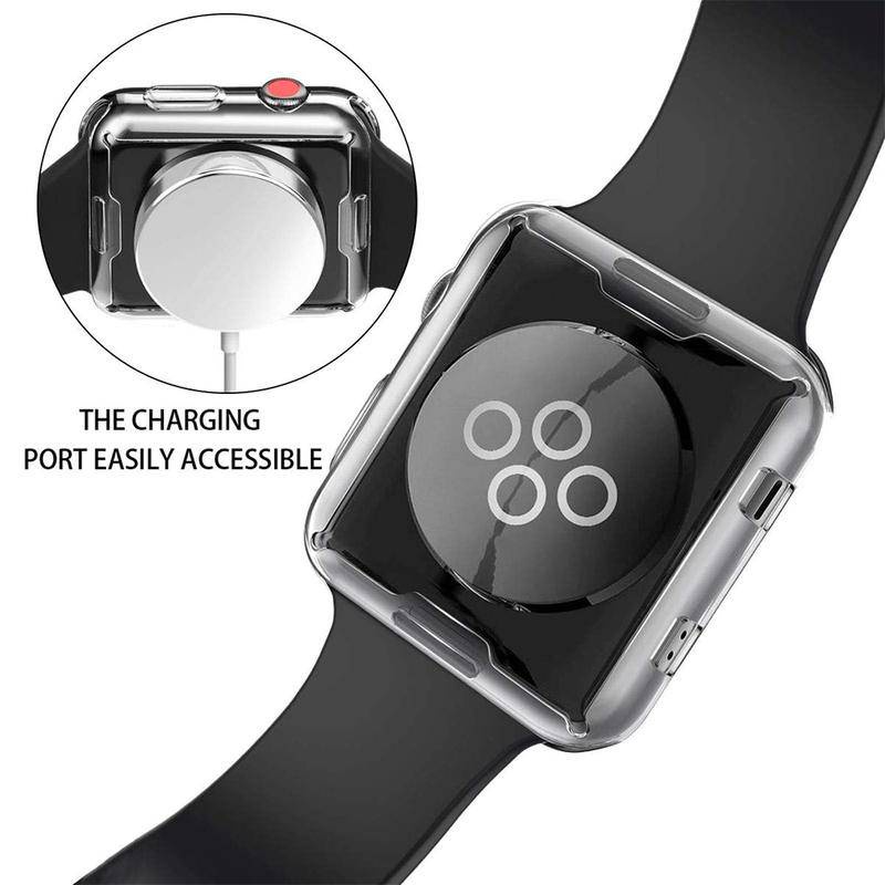 Vỏ bảo vệ màn hình đồng hồ iWatch Series 7 41mm 45mm 6 5 4 3 2 1 38 40 42 44mm 40mm 42mm 38mm