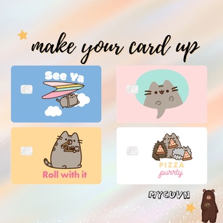 Miếng dán thẻ ngân hàng/dán thẻ ATM-CAT-Trang trí thẻ ATM, thẻ Xe, thẻ Thang Máy (Chống Nước, Chống Xước)