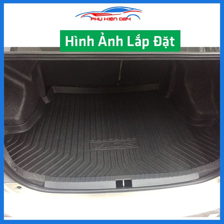 Thảm nhựa lót cốp Vios 2014-2015-2016-2017 nhựa dẻo dày dặn đàn hồi tốt