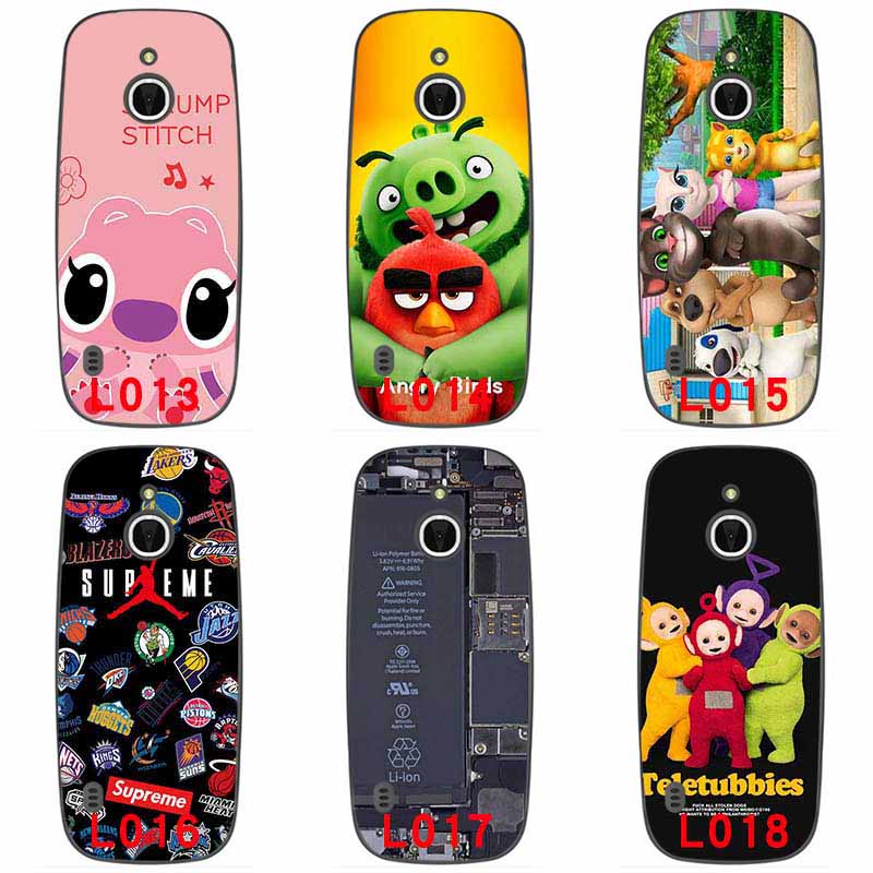 Ốp điện thoại silicon mềm họa tiết hoạt hình nhiều màu cho Nokia 3310 3G 4G