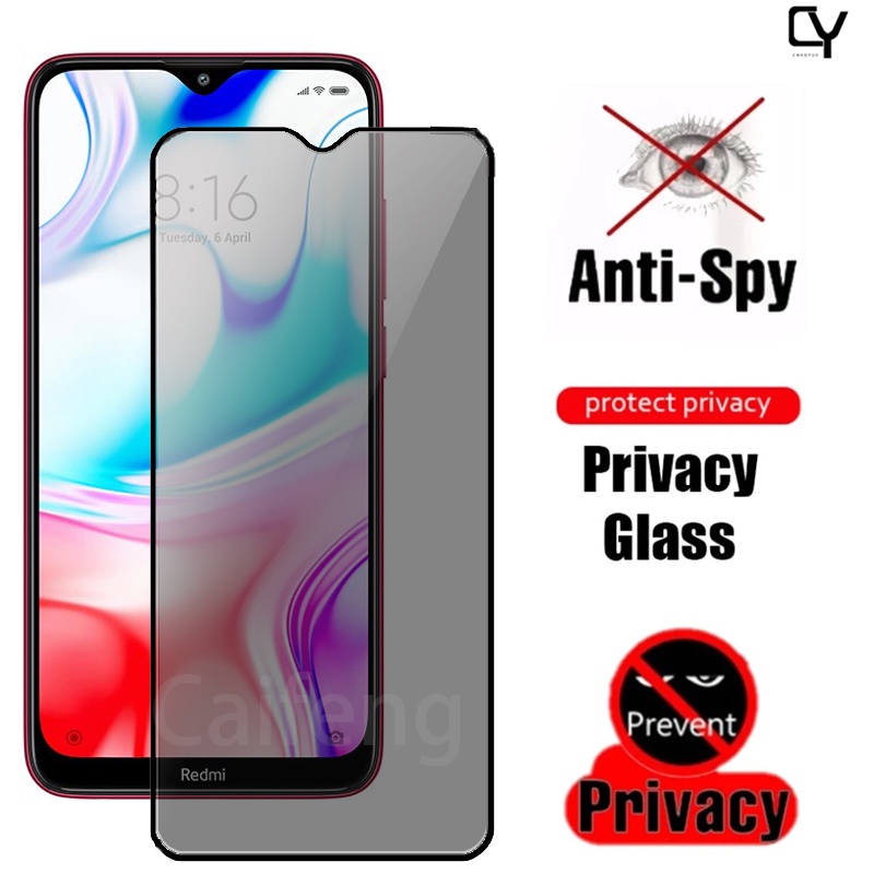 Kính cường lực chống vân tay or chống nhìn trộm nhám Redmi 13C 12 A1 A2 A2+ 10 9 8 10A 10C 9T 9A 9C 8A K50 K40 Gaming K30 K20 Pro 4G 5G 2022 2023