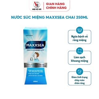 Nước súc miệng Maxxsea giúp làm sạch khoang miệng mảng bám chai 250ml
