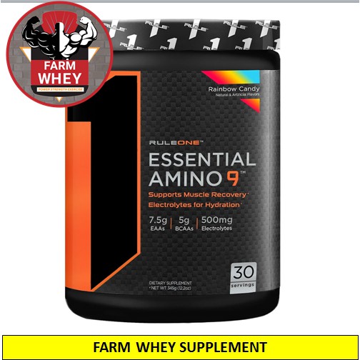 DEAL SỐC -  RULE1 EAA - HÔ TRỢ PHÁT TRIỂN CƠ VÀ PHỤC HỒI, BÙ CHẤT ĐIỆN GIẢI (30 LẦN DÙNG)