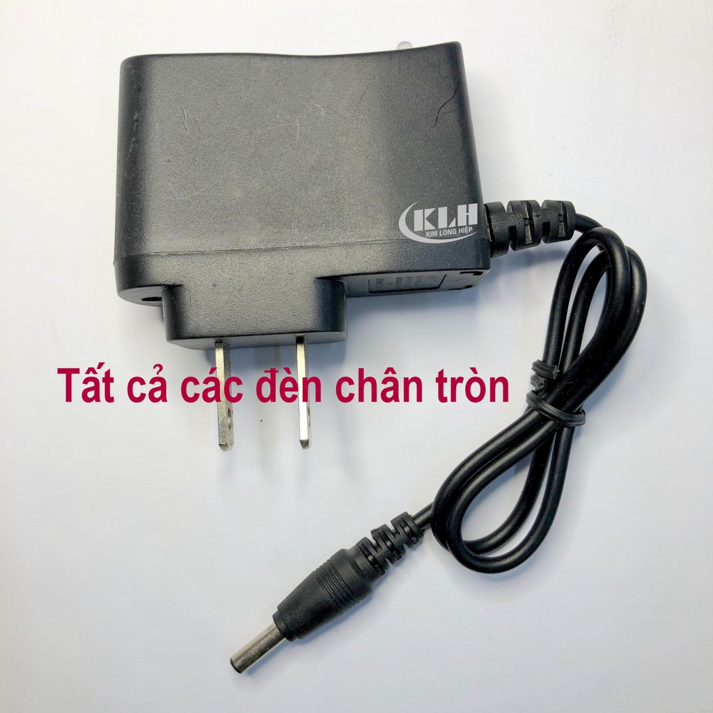 CỤC SẠC, NẠP ĐÈN PIN chân tròn bóc hộp 4,2V dùng chung các loại đèn pin cầm tay, đội đầu