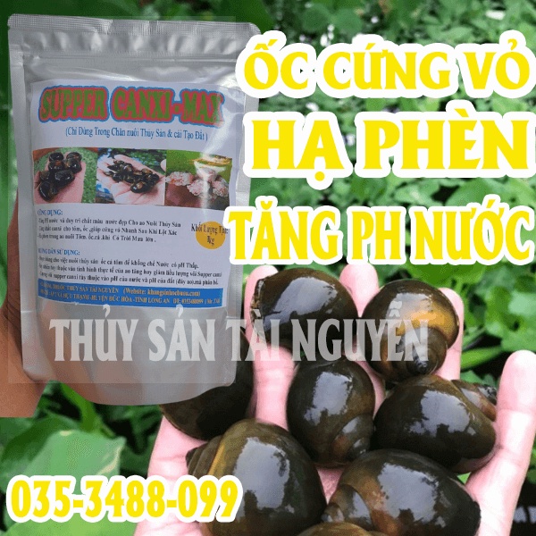 Vôi Super canxi Giúp Ốc Cá Lươn Cứng Xương . Hạ Phèn Nhanh Tăng PH nước Mạnh Cải Tạo Ao Bị Nhiểm Khuẩn Và Phèn