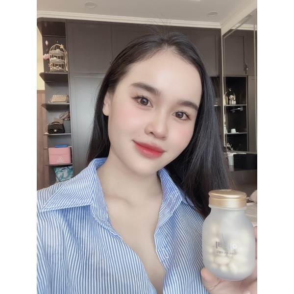 Viên Uống Cấp Nước Aqua Rich Bổ Sung Collagen Giữ Ẩm Cấp Nước Chống Nắng Cho Da Sáng Mịn Hộp 70v