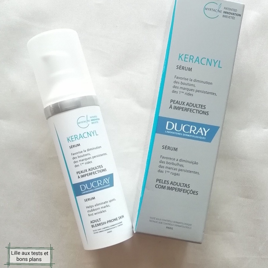 Ducray Sérum Peaux Adultes À Imperfections - Tinh Chất Chống Lão Hóa, Tái Tạo Làn Da Cho Da Mụn 30ml