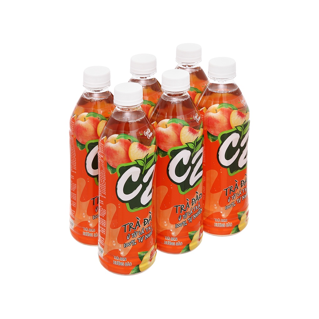 Trà Xanh C2 Hương Đào Chai Nhựa 455ml Date Luôn Mới