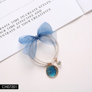 CH072 Cộc tóc CHARM Hàn Quốc - BST Goodnight - Sky Pha lê