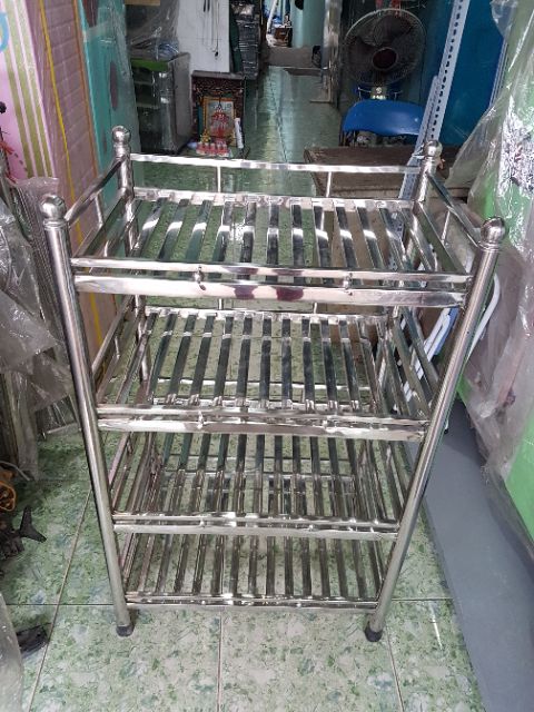 Kệ chén thẻ 4 tầng  40×60
